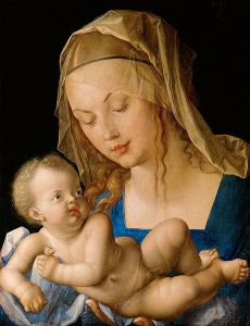 Albrecht Durer,  Maria mit kind, 1512, Kunsthistorisches Museum, Gemäldegalerie
