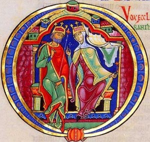 Capital from the Song of Solomon in Winchester Cathedral.